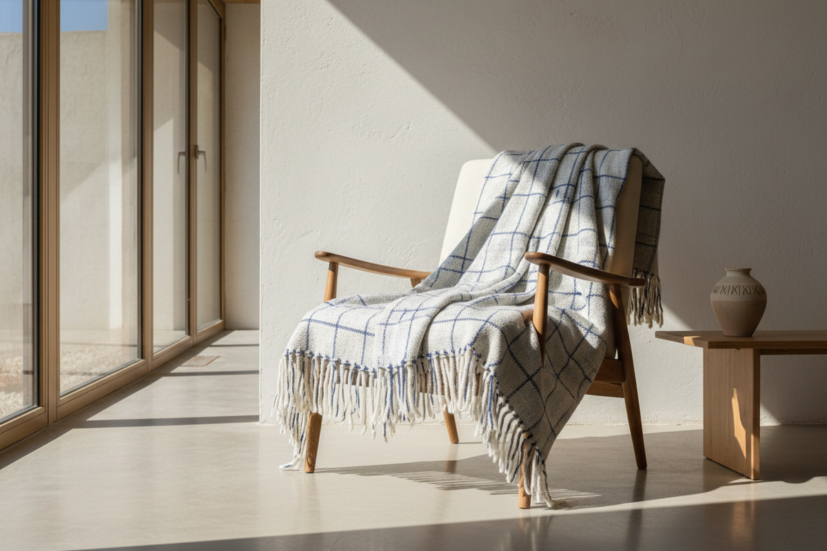 Chefchaouen Sky Throw