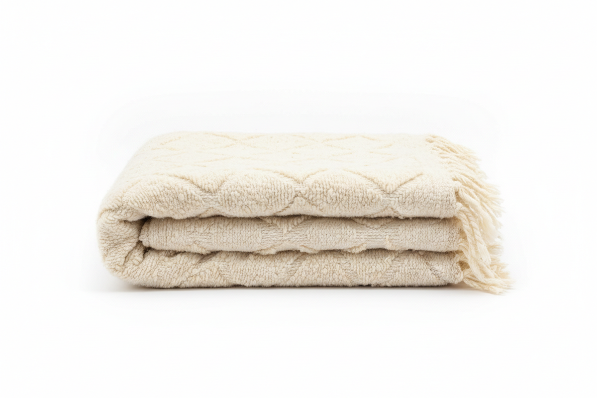Decke Fluffy White