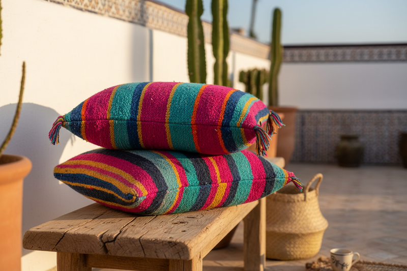 Kilim Stripe Gestapelt
