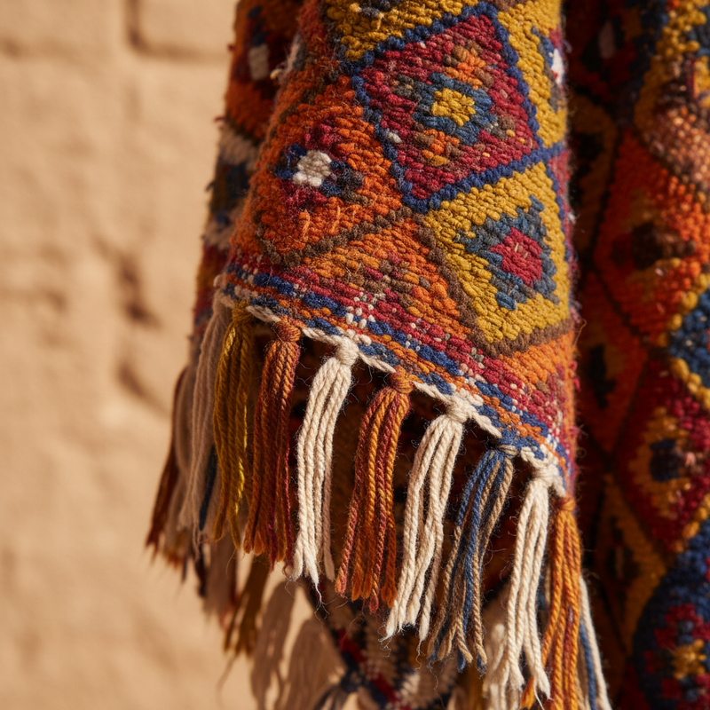 Patchwork Decke Detail