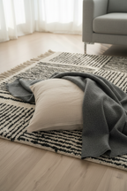 Velvet Nomad H rug lifestyle corner detail