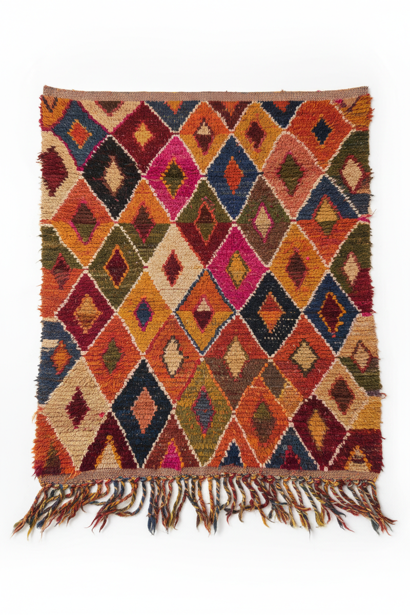 Patchwork Decke Top View
