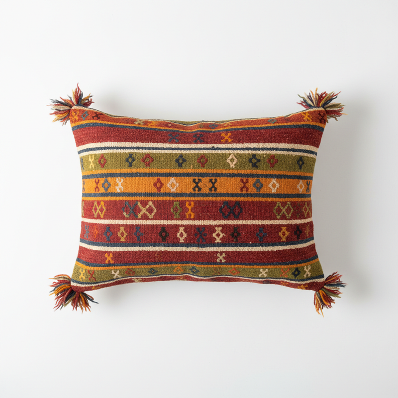 Kilim Stripe Top View