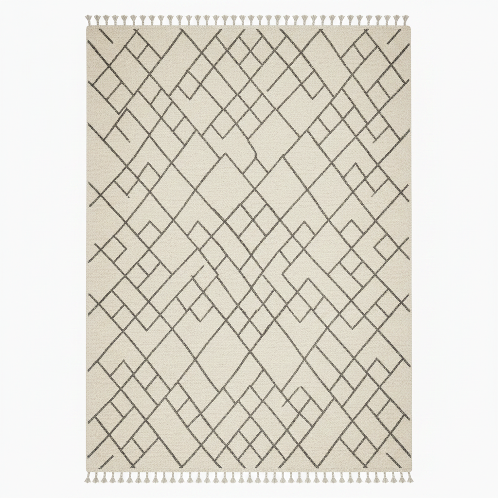 Flat Modern Teppich von oben