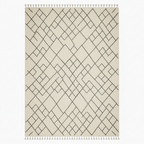 Flat Modern Teppich von oben