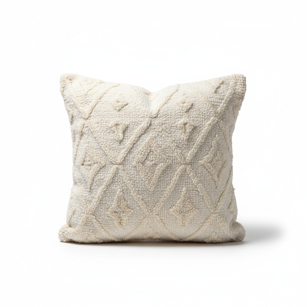 Kissen Fluffy White