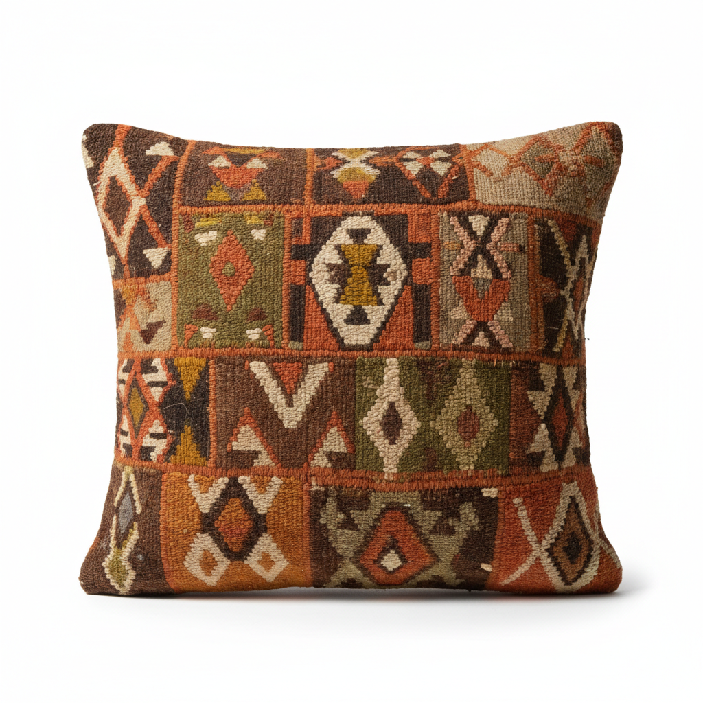 Kissen Patchwork Atlas