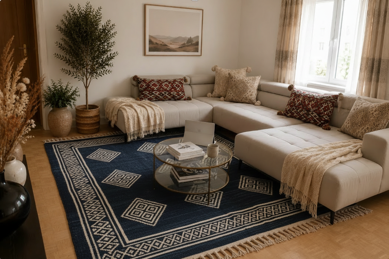 Ocean Nomad in warmer Wohnzimmer-Szene
